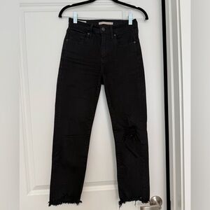 LEVI’S HIGH RISE STRAIGHT CROP JEANS